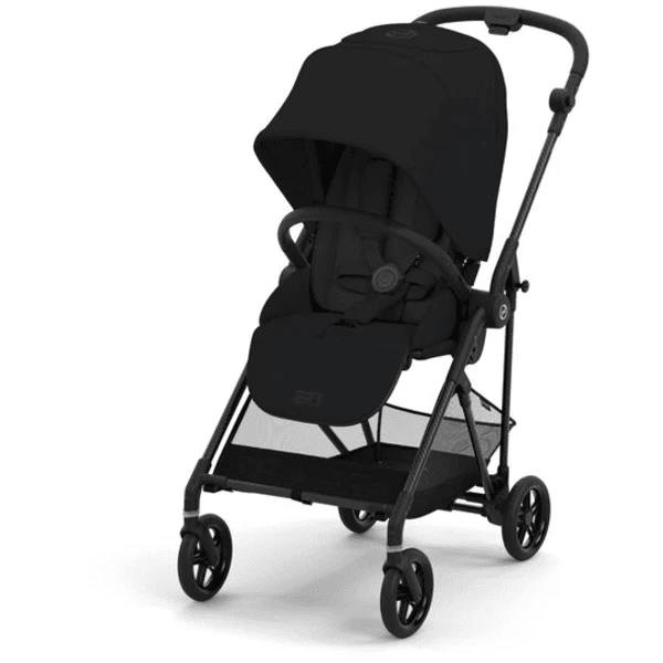 Cybex GOLD Melio Carbon Moon Kinderwagen Black 1 Cybex GOLD Melio Carbon Moon Kinderwagen Black