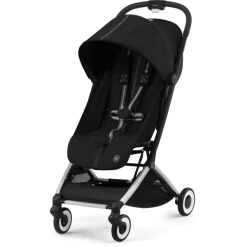 Kinderwagen Korting 46 Cybex GOLD Orfeo Kinderwagen Silver Moon Black