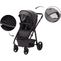 Fill Kinderwagen Set Panther Donkergrijs Melange -Kinderwagen Korting fill kinderwagen set panther donkergrijs melange a267519 2