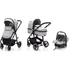 Fill Kinderwagen Set Panther Elite Lichtgrijs Melange