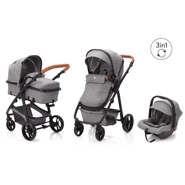 Fill Kinderwagen Set Panther Lichtgrijs Melange 2 Fill Kinderwagen Set Panther Lichtgrijs Melange - Afbeelding 2