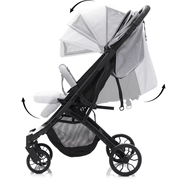 Fill Kinderwagen Style R Elite Lichtgrijs Gemêleerd 4 Fill Kinderwagen Style R Elite Lichtgrijs Gemêleerd - Afbeelding 4