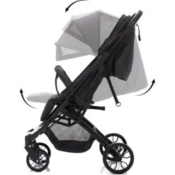 Fill Kinderwagen Style R Elite Zwart Melange -Kinderwagen Korting fill kinderwagen style r elite zwart melange a411207 2