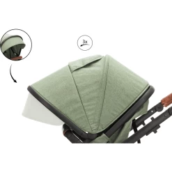 Fill Kinderwagenset Panther Elite Forrest Green Melange -Kinderwagen Korting fill kinderwagenset panther elite forrest green melange a299680 6