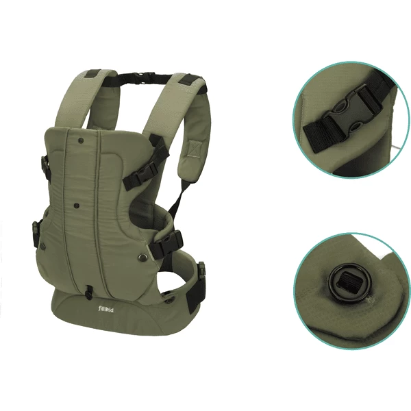 Fillikid Buikdrager Sport Olive 2 Fillikid Buikdrager Sport Olive - Afbeelding 2