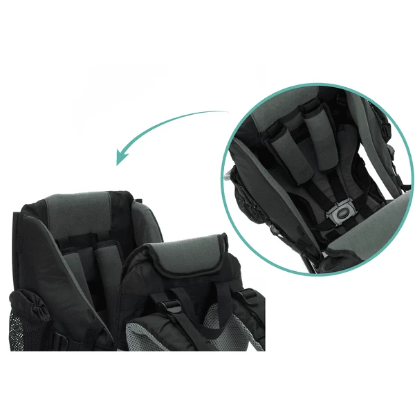 Fillikid Rugdrager Explorer Zwart 3 Fillikid Rugdrager Explorer Zwart - Afbeelding 3