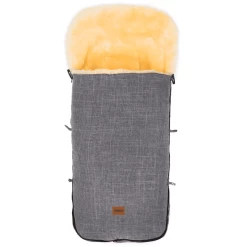 FILLIKID Voetenzak Lamsvacht Makalu Melange Lichtgrijs