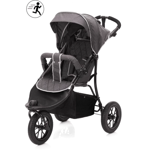Fillikid Wandelwagen Jogger Donkergrijs Gemêleerd 2 Fillikid Wandelwagen Jogger Donkergrijs Gemêleerd - Afbeelding 2