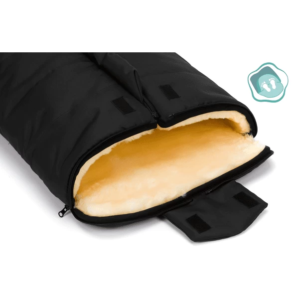 Fillikid Winter Voetenzak Jarvis Lamsleer Zwart 5 Fillikid Winter Voetenzak Jarvis Lamsleer Zwart - Afbeelding 5