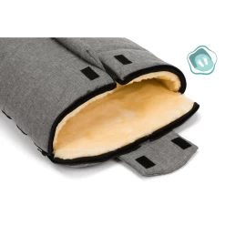 Fillikid Winter Voetenzak Jarvis Lamsvel Licht Grijs Gemêleerd -Kinderwagen Korting fillikid winter voetenzak jarvis lamsvel licht grijs gemeleerd a376210 4