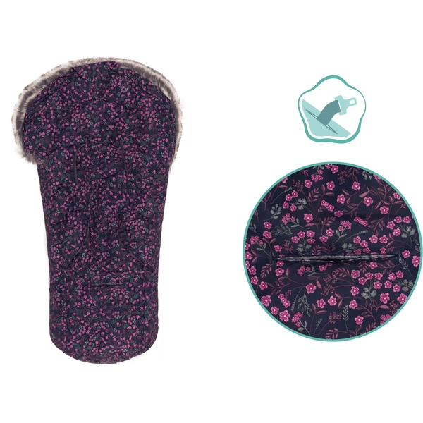 Fillikid Winter Voetenzak Lhotse Maat 0 Bloemen Klein 5 Fillikid Winter Voetenzak Lhotse Maat 0 Bloemen Klein - Afbeelding 5