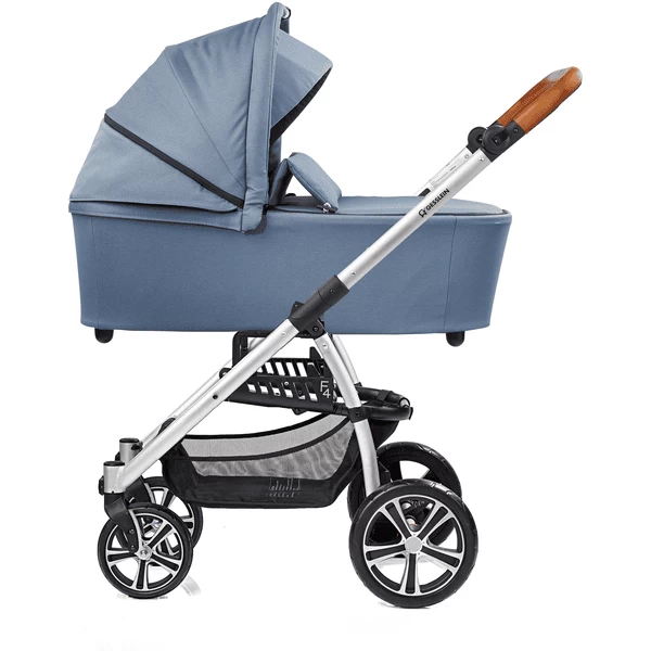 GESSLEIN Combi Kinderwagen F4 Air+, Medium Blauw / Palmboom 2 GESSLEIN Combi Kinderwagen F4 Air+, Medium Blauw / Palmboom - Afbeelding 2