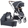 GESSLEIN FX4 Life Combi Kinderwagen, Marine Gevlekt