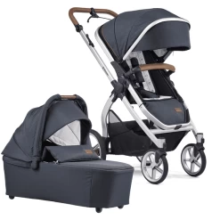GESSLEIN FX4 Life Combi Kinderwagen, Marine Gevlekt