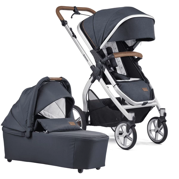 GESSLEIN FX4 Life Combi Kinderwagen, Marine Gevlekt 1 GESSLEIN FX4 Life Combi Kinderwagen, Marine Gevlekt