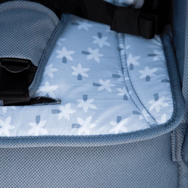 GESSLEIN FX4 Life Combi Kinderwagen, Medium Blauw / Palmboom 3 GESSLEIN FX4 Life Combi Kinderwagen, Medium Blauw / Palmboom - Afbeelding 3