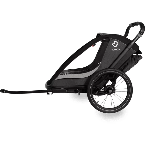 Hamax Kinderfietskar Cocoon Met Verstelbare Slaapstand Grijs/ Black 3 Hamax Kinderfietskar Cocoon Met Verstelbare Slaapstand Grijs/ Black - Afbeelding 3