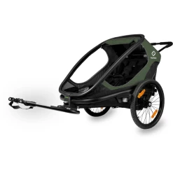 Hamax Kinderfietskar Outback Met Rugleuningverstelling Green Black -Kinderwagen Korting hamax kinderfietskar outback met rugleuningverstelling green black a319086 2