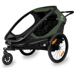 Hamax Kinderfietskar Outback Met Rugleuningverstelling Green Black