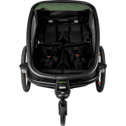 Hamax Kinderfietskar Outback Met Rugleuningverstelling Green Black -Kinderwagen Korting hamax kinderfietskar outback met rugleuningverstelling green black a319086 3