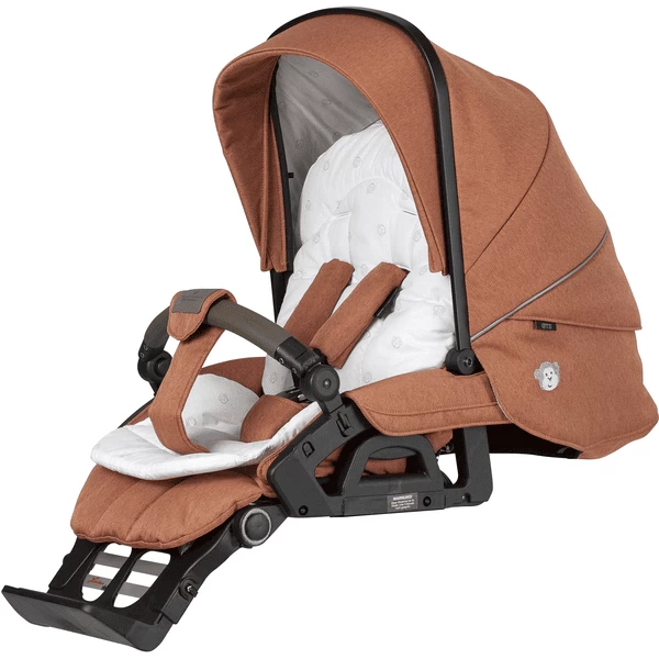 Hartan Kinderwagen Racer GTS Met Handrem Terra (923) Framekleur Zwart 5 Hartan Kinderwagen Racer GTS Met Handrem Terra (923) Framekleur Zwart - Afbeelding 5