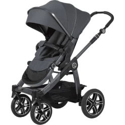 Hartan Kinderwagen Racer GTX Met Handrem Causal Collection Blauw Stone (908) Framekleur Platina