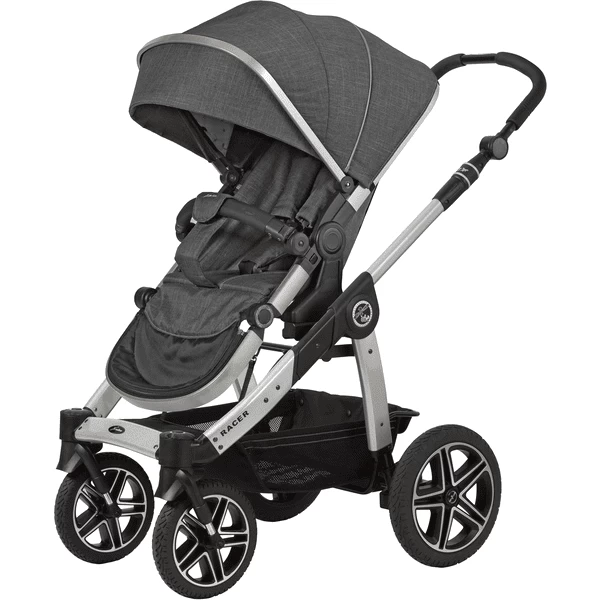Hartan Kinderwagen Racer GTX Met Handrem Little Tiger (200) Framekleur Zilver 1 Hartan Kinderwagen Racer GTX Met Handrem Little Tiger (200) Framekleur Zilver