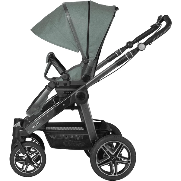 Hartan Kinderwagen ROCK IT GTR Met Handrem Casual Collectie Bunny Dots (900) Framekleur Platina 3 Hartan Kinderwagen ROCK IT GTR Met Handrem Casual Collectie Bunny Dots (900) Framekleur Platina - Afbeelding 3