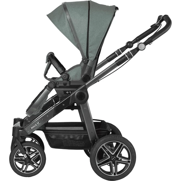 Hartan Kinderwagen ROCK IT GTR Met Handrem Casual Collectie Bunny Dots (900) Framekleur Platina 4 Hartan Kinderwagen ROCK IT GTR Met Handrem Casual Collectie Bunny Dots (900) Framekleur Platina - Afbeelding 4