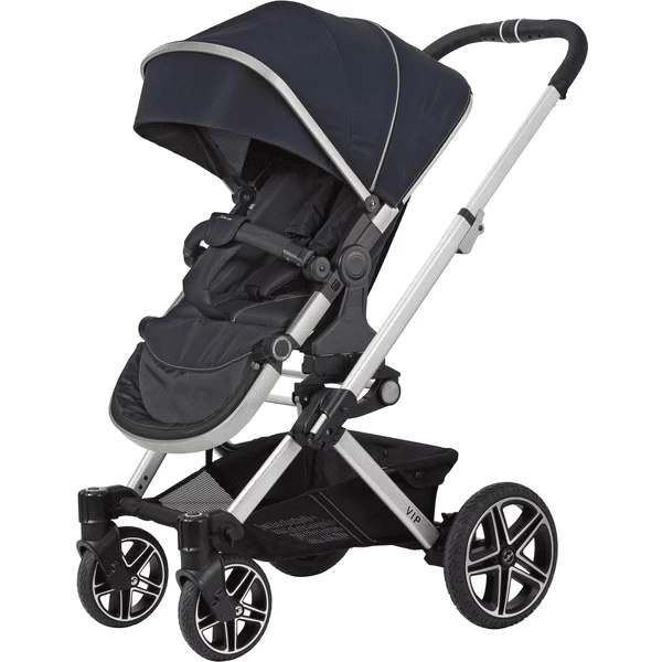 Hartan Kinderwagen Vip GTX Seaside (207) Framekleur Zilver 1 Hartan Kinderwagen Vip GTX Seaside (207) Framekleur Zilver