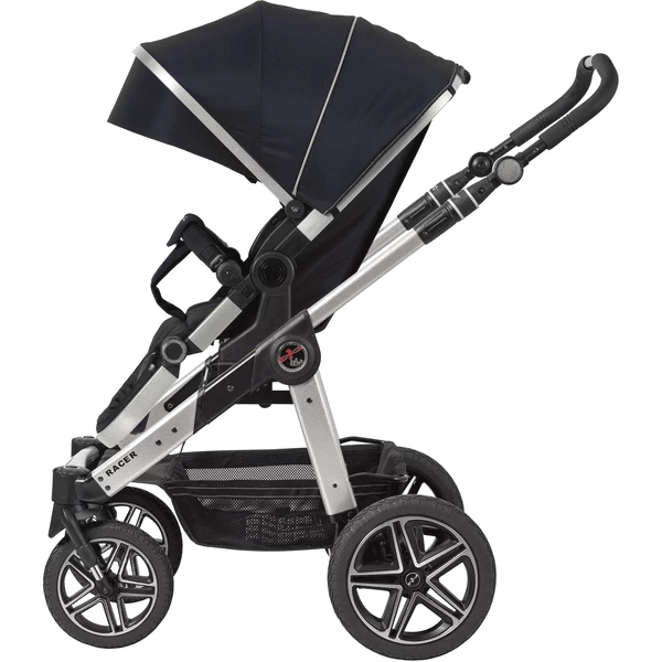 Hartan Pram Racer GTX Met Handrem Zeezijde (207) Framekleur Zilver 4 Hartan Pram Racer GTX Met Handrem Zeezijde (207) Framekleur Zilver - Afbeelding 4