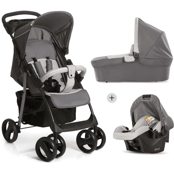 HAUCK Buggy Shopper SLX Trioset Stone/grey 1 HAUCK Buggy Shopper SLX Trioset Stone/grey