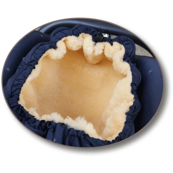 HEITMANN Lamsvacht Voetenzak Klein Ijsbeer Zwart 5 HEITMANN Lamsvacht Voetenzak Klein Ijsbeer Zwart - Afbeelding 5