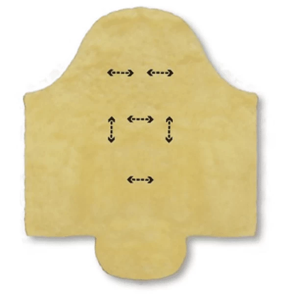 Heitmann Premium Lamsvacht Voetenzak Grijs 2 Heitmann Premium Lamsvacht Voetenzak Grijs - Afbeelding 2