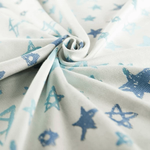 Hoppediz Babydraagzak Hop-Tye Buckle Jacquard Singapore Blue 2 Hoppediz Babydraagzak Hop-Tye Buckle Jacquard Singapore Blue - Afbeelding 2