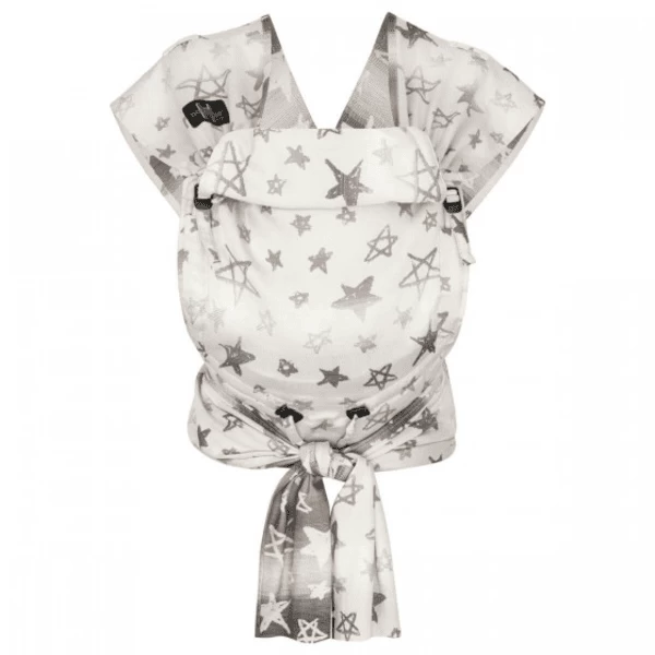 Hoppediz Babydraagzak Hop-Tye Buckle Jacquard Singapore Grijs 1 Hoppediz Babydraagzak Hop-Tye Buckle Jacquard Singapore Grijs