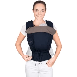 Hoppediz Draagzak Bondolino Plus Popeline Marine Grijs -Kinderwagen Korting hoppediz draagzak bondolino plus popeline marine grijs a286902 4