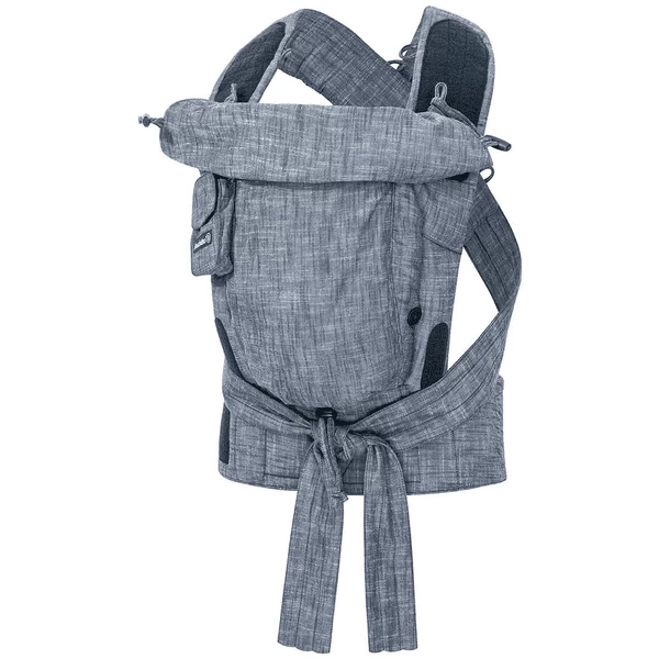 Hoppediz Draagzak Bondolino Plus Popeline One Size Denim 2 Hoppediz Draagzak Bondolino Plus Popeline One Size Denim - Afbeelding 2