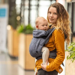 Hoppediz Draagzak Bondolino Plus Popeline One Size Denim Zwart -Kinderwagen Korting hoppediz draagzak bondolino plus popeline one size denim zwart a272717 3