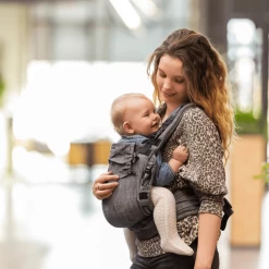 Hoppediz Draagzak Nabaca Basic-Set Regular Grijs Gemeleerd -Kinderwagen Korting hoppediz draagzak nabaca basic set regular grijs gemeleerd a266009 3