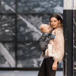 Hoppediz Draagzak Nabaca Basic-Set Regular Grijs Gemeleerd -Kinderwagen Korting hoppediz draagzak nabaca basic set regular grijs gemeleerd a266009 4