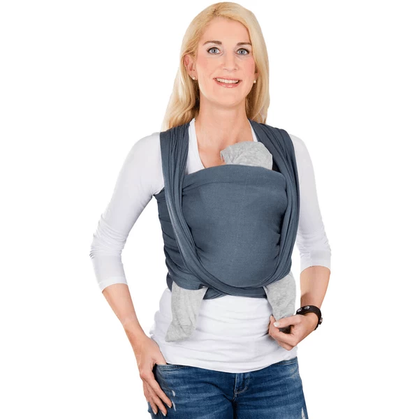 Hoppediz Lange Draagdoek Stone 1 Hoppediz Lange Draagdoek Stone