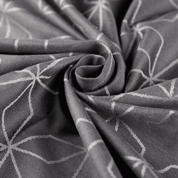 HOPPEDIZ Ring-Sling Draagdoek Jacquard Malmö Stone 2 HOPPEDIZ Ring-Sling Draagdoek Jacquard Malmö Stone - Afbeelding 2