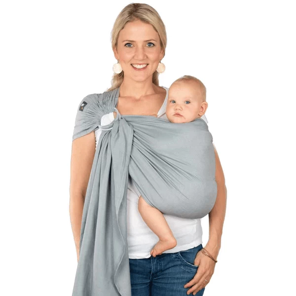 Hoppediz Ring-Sling Draagdoek Ultralight Hamburg Graphit 1 Hoppediz Ring-Sling Draagdoek Ultralight Hamburg Graphit