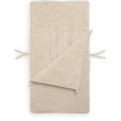 Jollein Voetenzak Basic Gebreid Nougat -Kinderwagen Korting jollein voetenzak basic gebreid nougat a325491 2