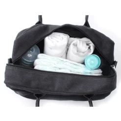 Kidzroom Luiertas Vision Of Love Canvas Zwart -Kinderwagen Korting kidzroom luiertas vision of love canvas zwart a229251 3