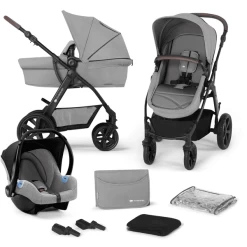 Kinderkraft Combi Kinderwagen 3 In 1 MOOV CT Grijs Melange