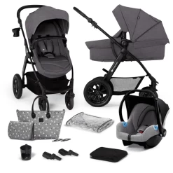 Kinderkraft Combi Kinderwagen 3 In 1 XMOOV Donkergrijs
