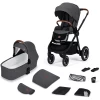 Kinderkraft Combi Kinderwagen EVERYDAY 2 In 1 Donkergrijs Black Frame