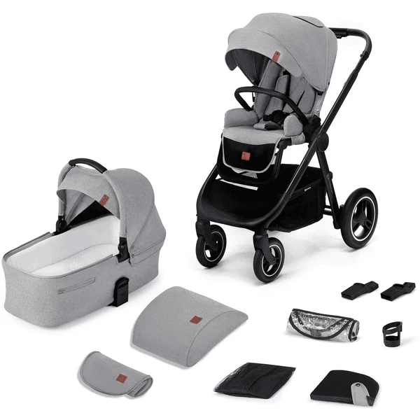 Kinderkraft Combi Kinderwagen EVERYDAY 2 In 1 Light Grijs 1 Kinderkraft Combi Kinderwagen EVERYDAY 2 In 1 Light Grijs